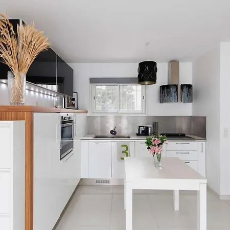 Californienne D’exception Avec Piscine Rouge à Villa Antibes